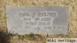 Paul P Farone