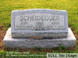 John F Scheidegger, Sr