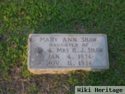 Mary Ann Shaw