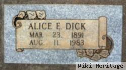 Alice E. Mcdaniel Dick