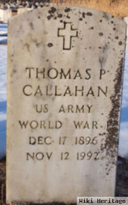 Thomas P Callahan