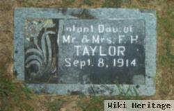 Infant Daughter Taylor