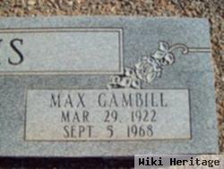 Max Gambill Morris