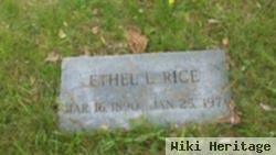 Ethel L Rice