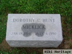 Dorothy C Hunt Micklick