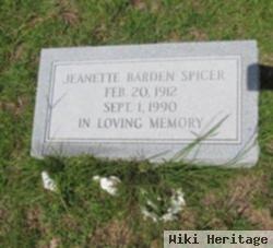 Jeanette Barden Spicer