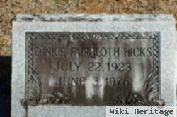 Eunice Faircloth Hicks