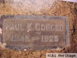 Paul King Corder