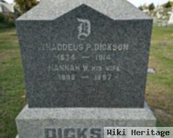 Hannah W Dickson