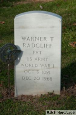 Pvt Warner T Radcliff