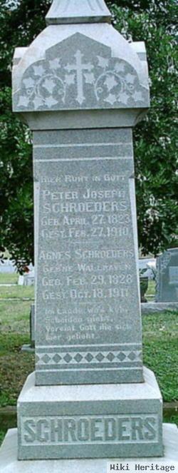 Peter Joseph Schroeders, Sr