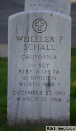 Wheeler F Schall