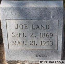 Joseph E. Johnson "joe" Land