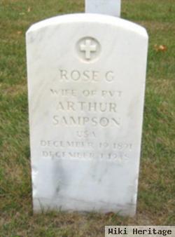 Rose G Sampson