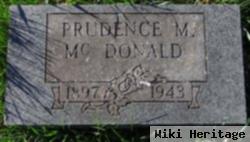 Prudence Mary Ann Mcdonald