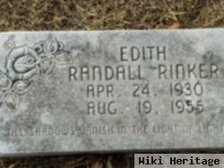 Edith Randall "edie" Edith Randall Rinker