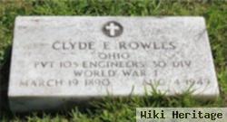 Clyde Eli Rowles