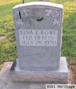 Elva E. Rowe