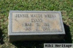 Jennie Maude Wrenn Evans