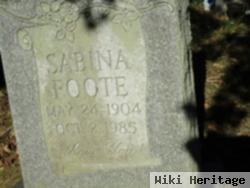 Sabina Foote