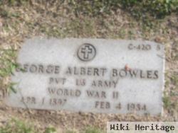 Pvt George Albert Bowles