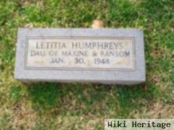 Letitia Humphreys