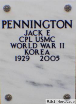 Corp Jack Edward Pennington