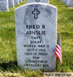 Frederic Robert "fred" Ainslie