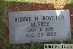 Bobbie H. Royster Busbee