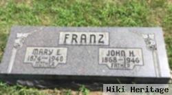 John H Franz