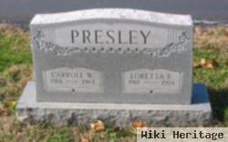 Carroll W Presley