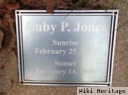 Ruby P Jones