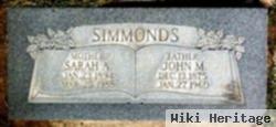 John M Simmonds