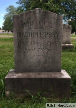 Marium "mary" Lipsky