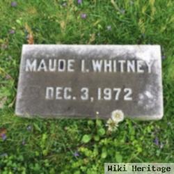 Maude I Whitney