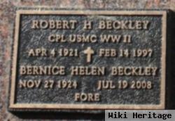 Robert H Beckley