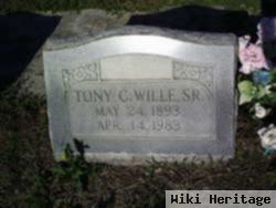 Anton Christian "tony" Wille, Sr