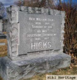 Rev William Hicks