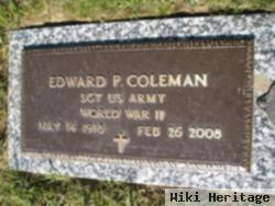 Edward P Coleman