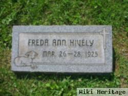 Freda Ann Hively