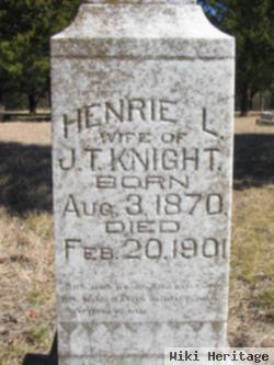 Henrie L. Knight