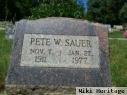 Pete W Sauer