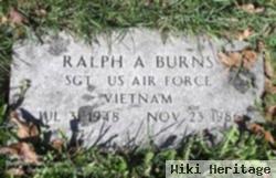 Ralph A Burns