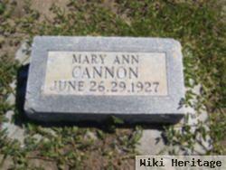 Mary Ann Cannon