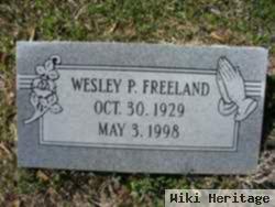 Wesley P Freeland