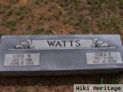 Cora F. Watts