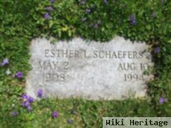 Esther L Schaefers