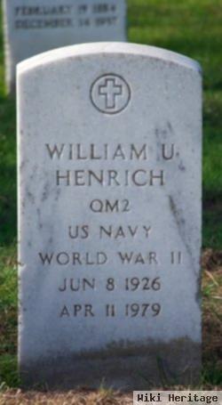 William U Henrich