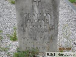 Grayson Eugene Rackley, Sr