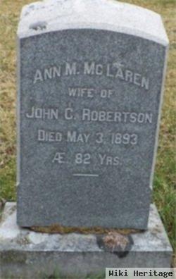 Ann Matilda Mclaren Robertson